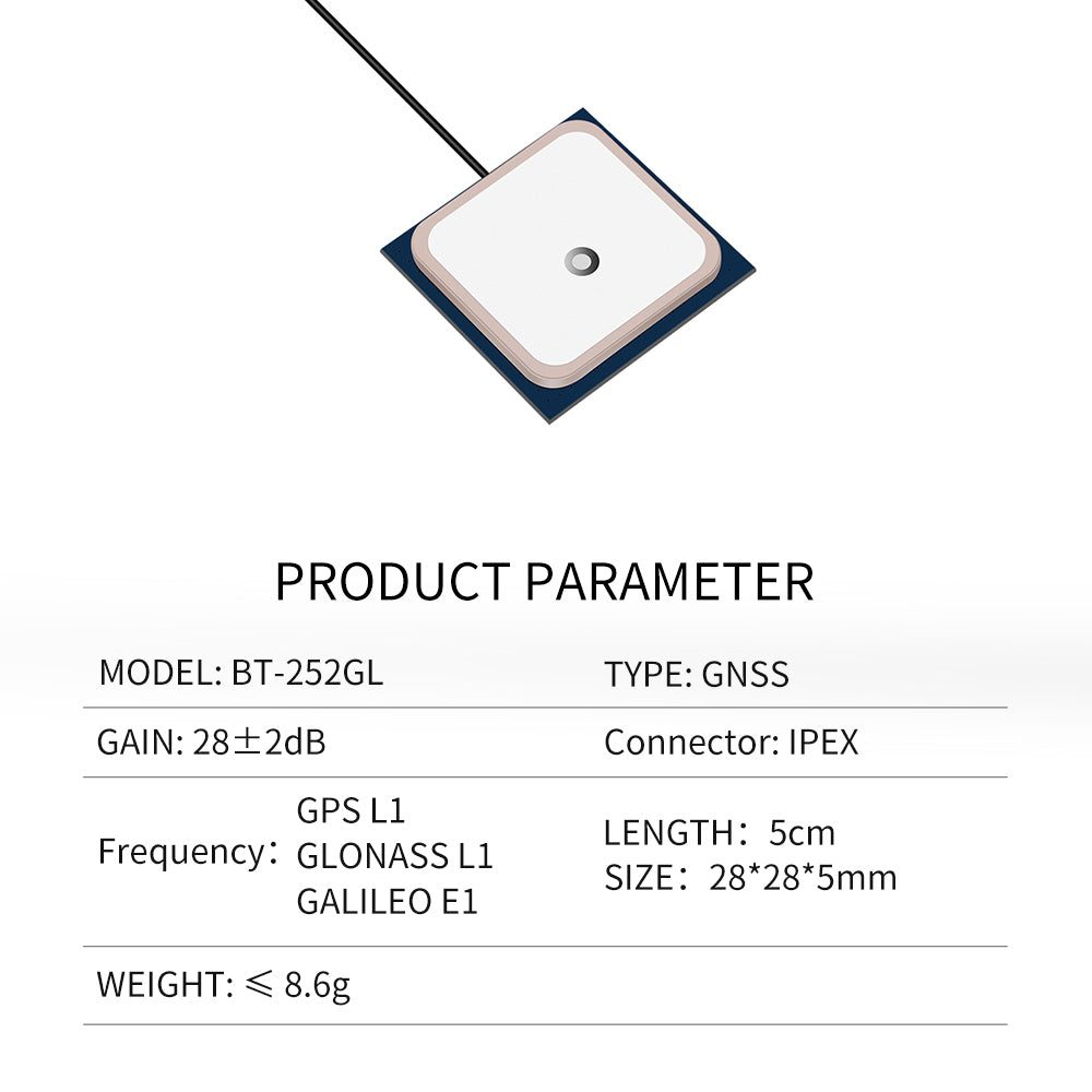Beitian GPS+GLONASS single-band built-in ceramic antenna BT-580 0010 0000 0001 Beitian GPS+GLONASS single-band built-in ceramic antenna BT-580 0010 0000 0001